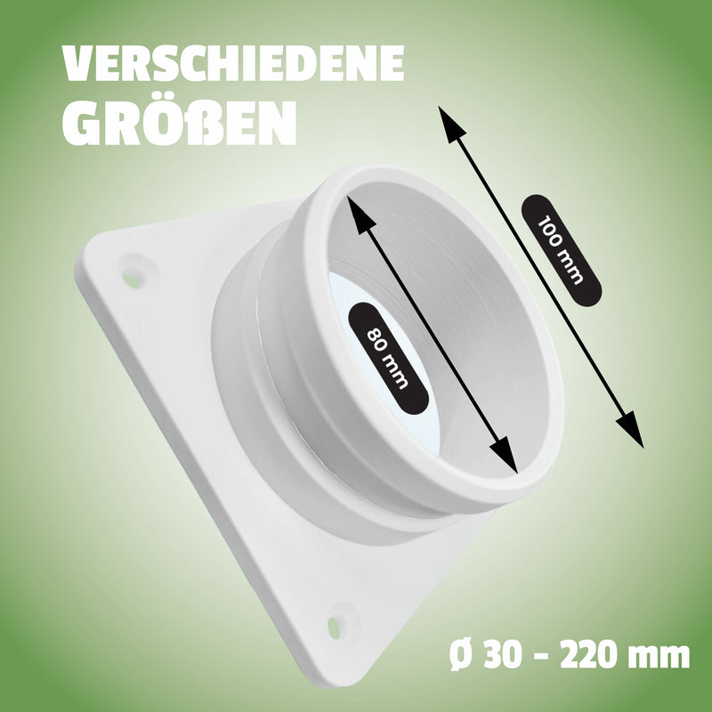 Wandflansch für Rohre