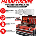 Magnet Schraubenschalen Edelstahl 3er Set