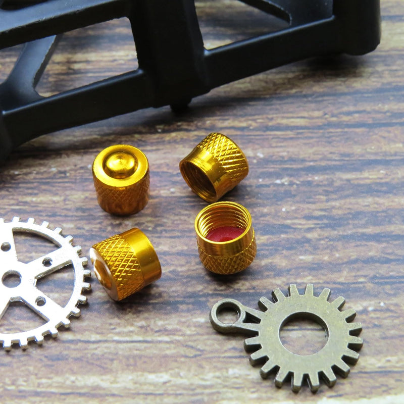 Schrader Ventilkappen, Aluminium Racing, 4er Set