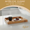 Serviertablett aus Holz 40x30x4 cm