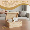 Holzkiste mit Klappdeckel 25 x 15 x 10 cm