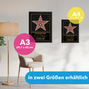 Personalisiertes Poster Star of Fame