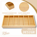 Brillen/Office Organizer aus Bambus 40 x 17 x 4 cm