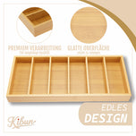 Brillen/Office Organizer aus Bambus 40 x 17 x 4 cm