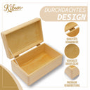 Holzkiste mit Klappdeckel 25 x 15 x 10 cm