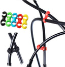 Fahrrad Hydraulikschlauch-Clips 8er Set Farbe: Weiß