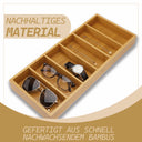 Brillen/Office Organizer aus Bambus 40 x 17 x 4 cm