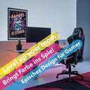 Poster für Gamer "Eat-Sleep-Game-Repeat"