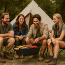 Mobiler BBQ Holzkohle Grill