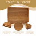 Serviertablett aus Holz 40x30x4 cm