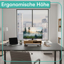 Monitorständer mit Schiebefach 42 x 24 x 10,5 cm