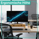Monitorständer mit zwei Schubladen 42 x 24 x 10,5 cm