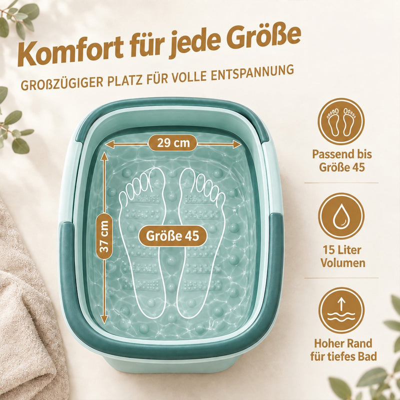 Faltbare Fußbadewanne