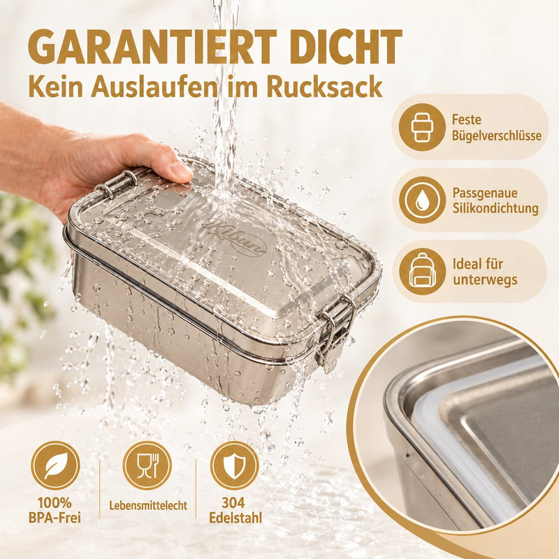 Lunchbox aus Edelstahl