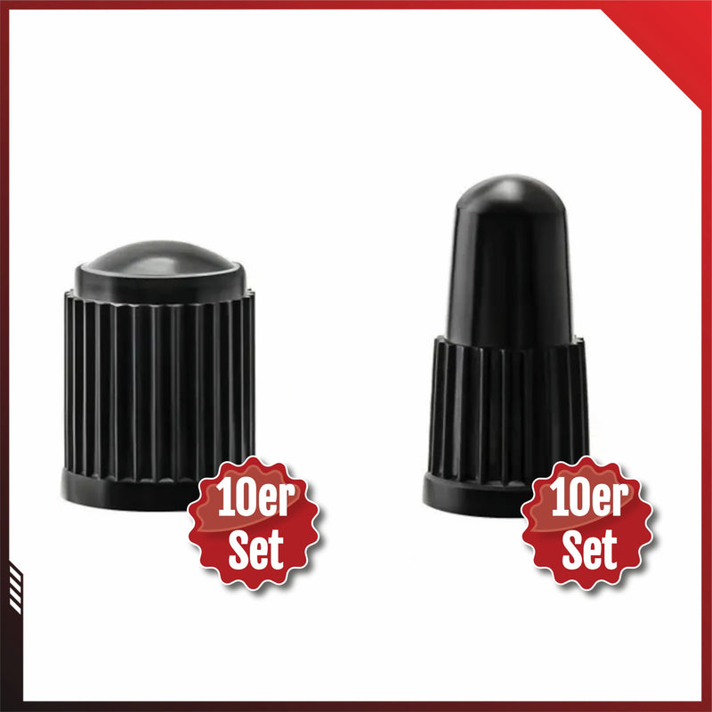 10er Set: Fahrrad Ventilkappen Dunlop/Presta