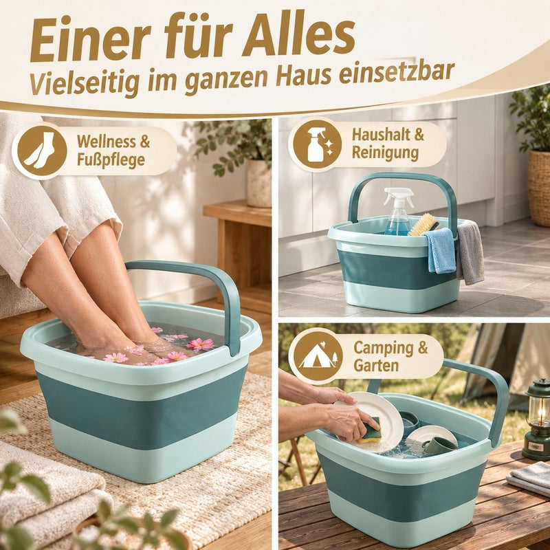 Faltbare Fußbadewanne