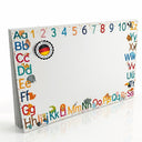 Schreibtischunterlage aus Papier Alphabet; Größe A2