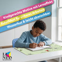 Schreibtischunterlage für Kinder 80x40 cm Lernunterlage