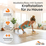 Liegestützbrett aus Holz