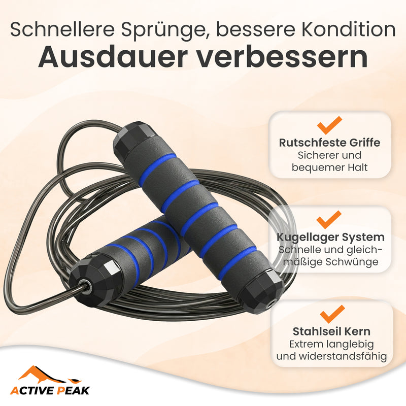 7-in-1 Workout Set mit Bauchroller, Liegestützgriffen, Springseil & Zubehör