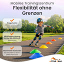 Fußballhütchen Markierungshütchen für Sport 50er Set